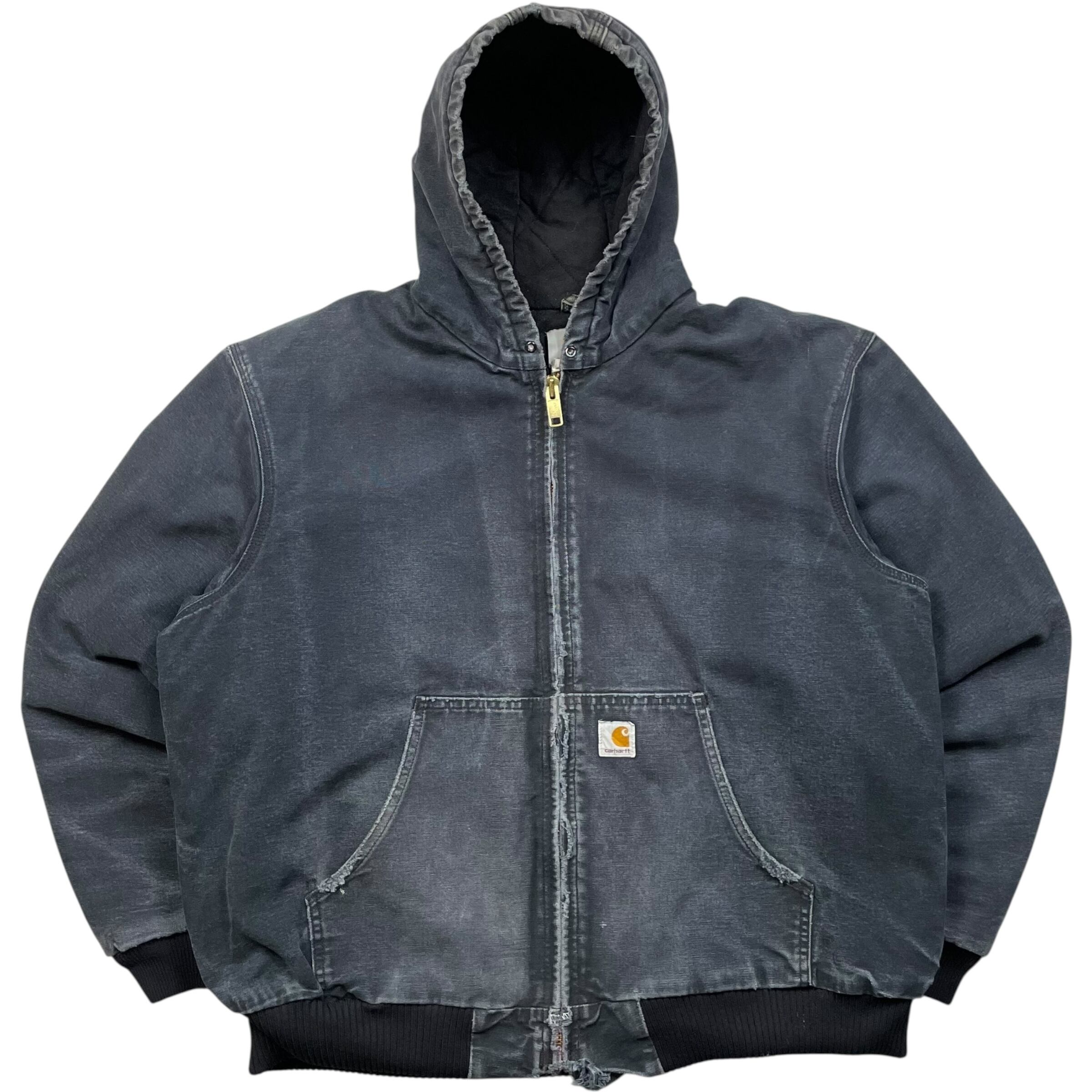 《XL》 Carhartt カーハート アクティブジャケット ワークジャケット フェード ブラック no.8890