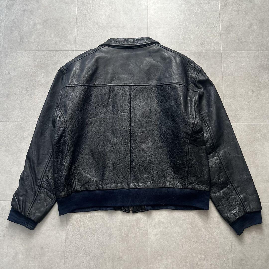 希少 リーバイス 本革 レザージャケット L ビンテージ 革ジャン 短丈
