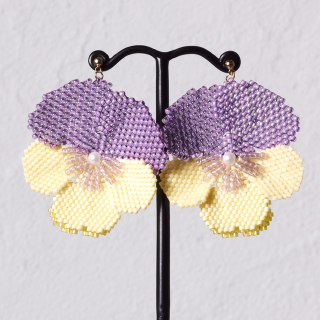 Bijoux flower earring ( pancy )