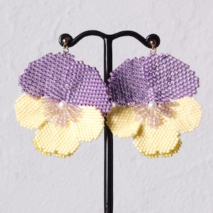 Bijoux flower earring ( pancy )