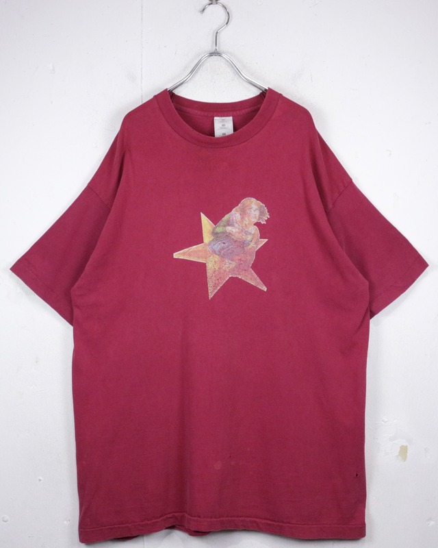 【Caka act2】90’s “The Smashing Pumpkins” Burgundy Coloring Vintage T-Shirt