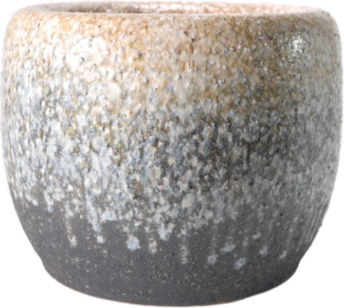 白砂火鉢 10号 高級本わら灰付 （信楽焼き・陶器・火鉢・暖房・わら灰