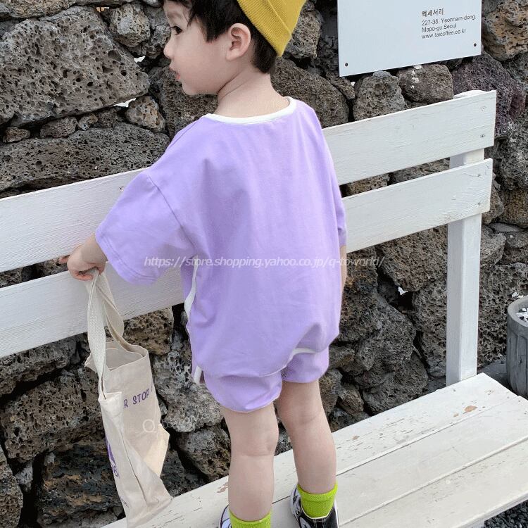 キッズ トップス Gu パープル 140 新しい