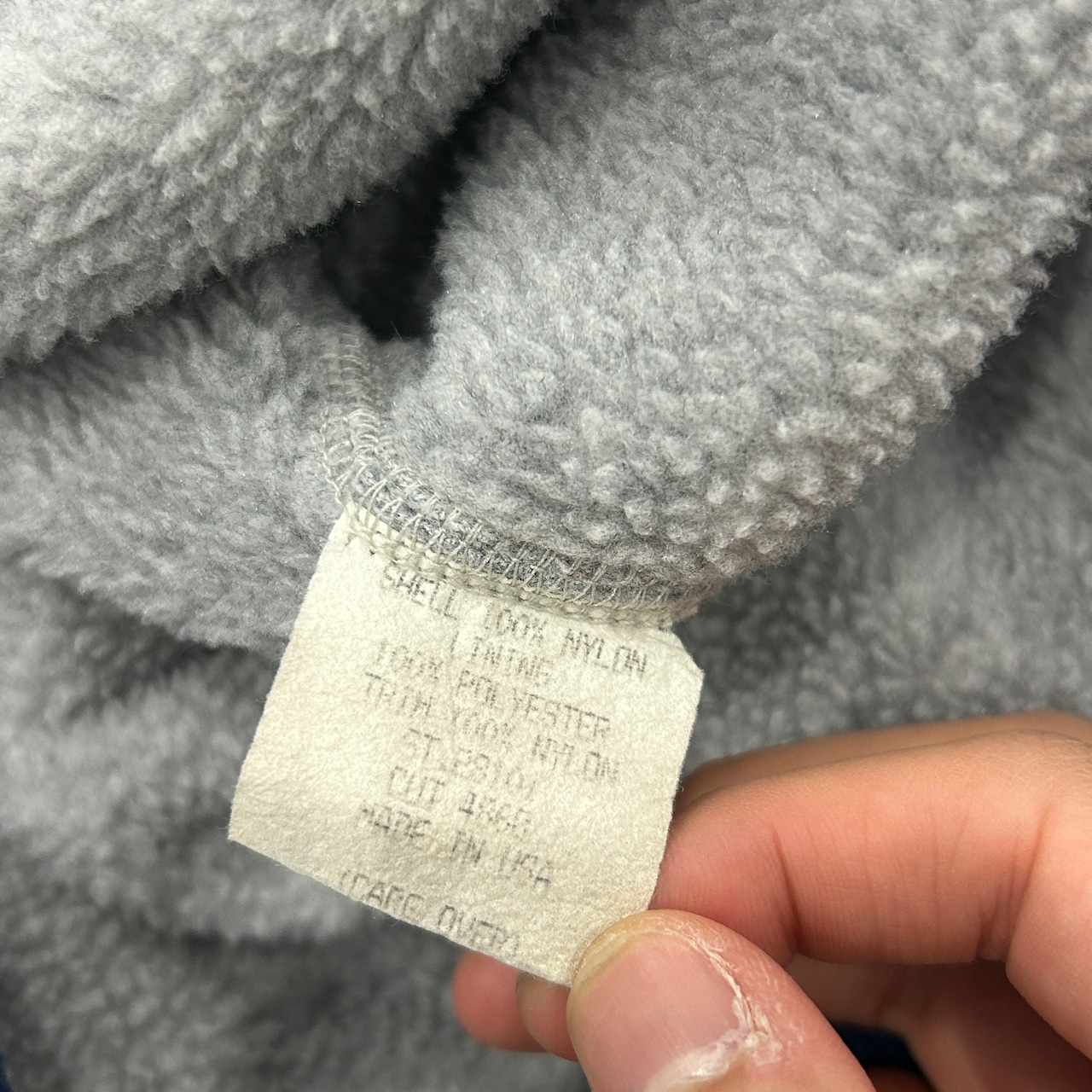 Mint XL 80s 三角タグ USA Shelled Synchilla Jacket Patagonia パタゴニア シェルドシンチラジャケット 青