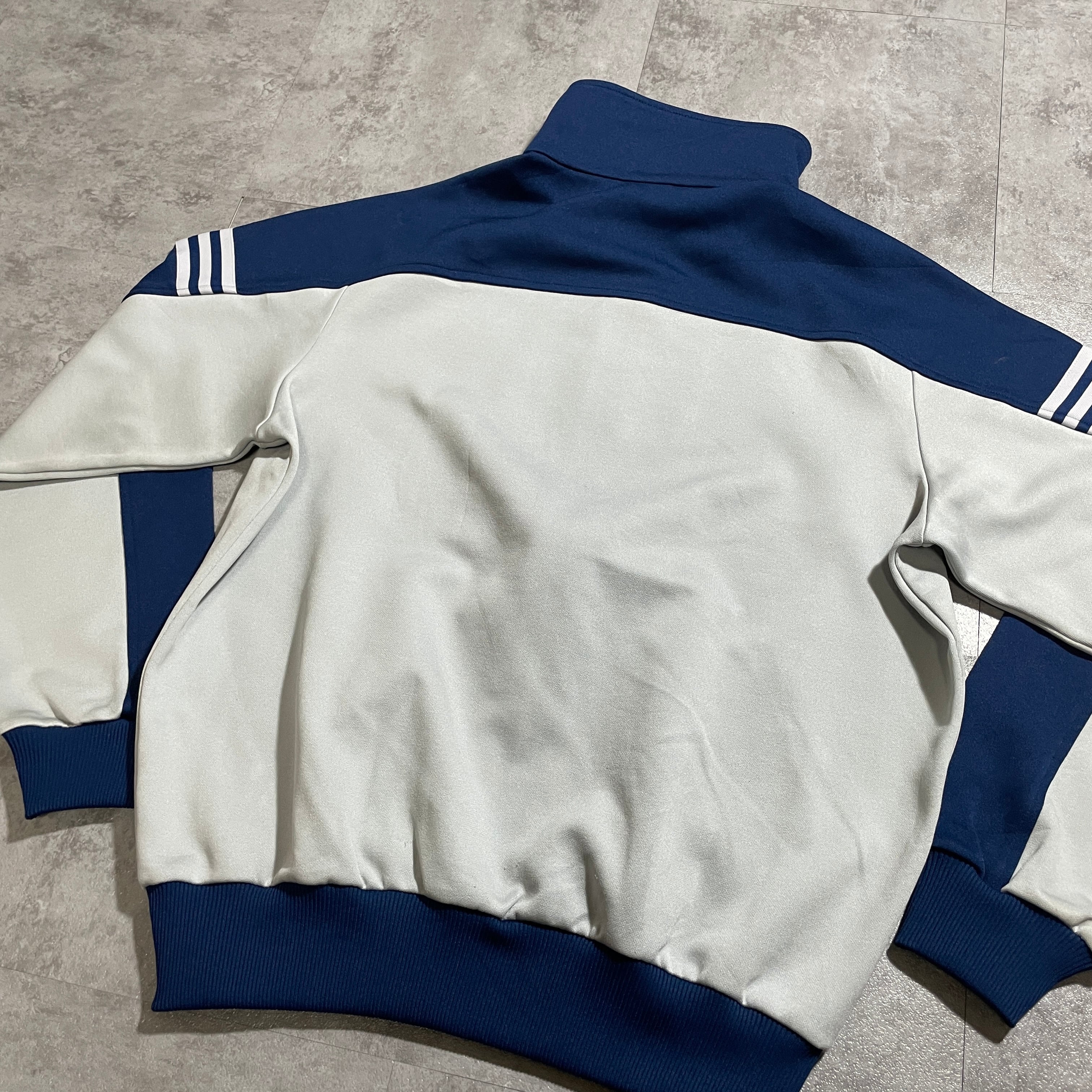 70s ネイビー 西ドイツタグ 6号 Adidas トラックジャケット 【公式通販】