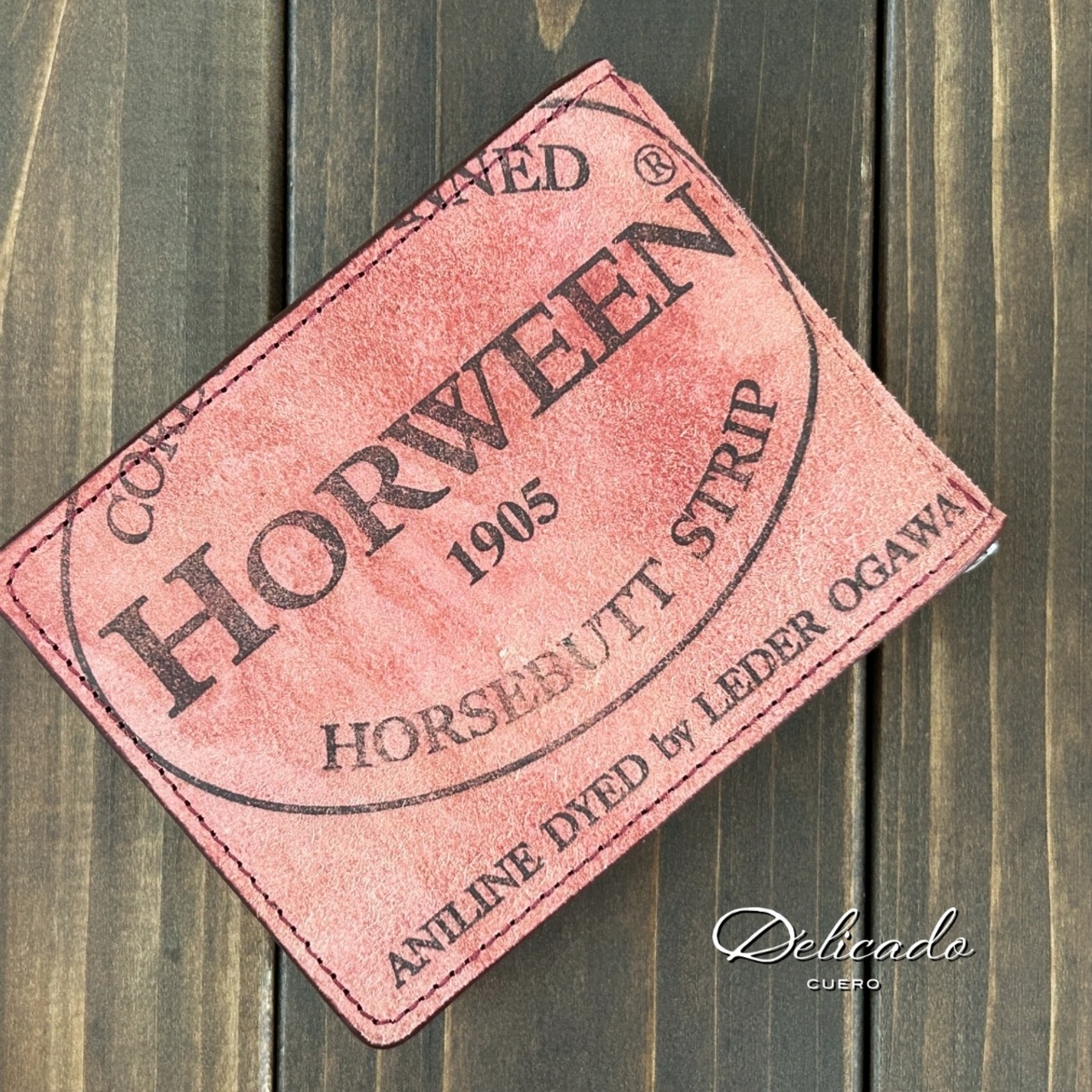 HORWEEN × レーデルオガワ ホースバット マネークリップ レッド