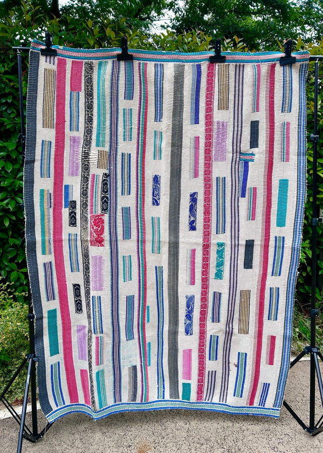 VINTAGE KANTHA QUILT_016