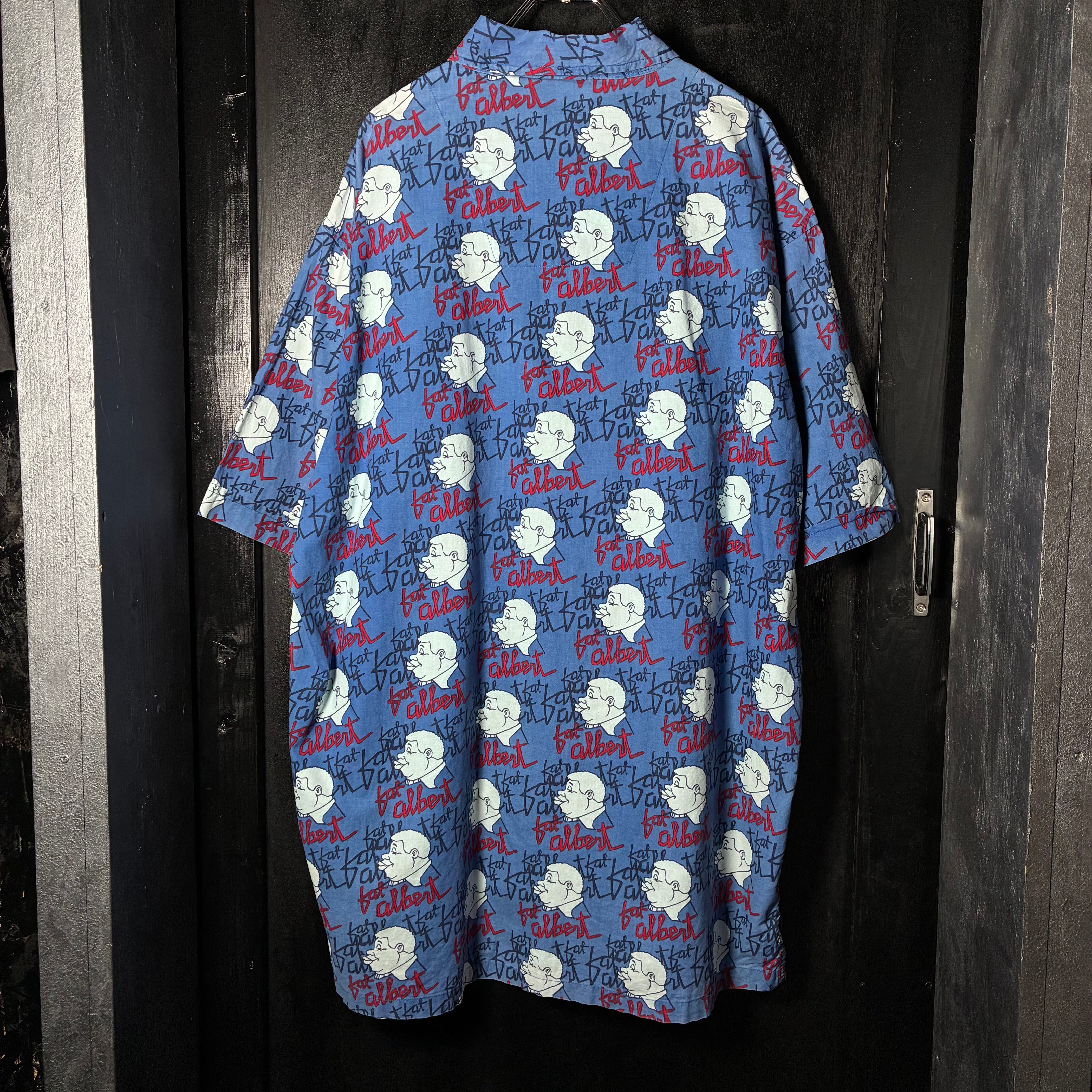 90s PLATINAM FUBU s/s Shirt フブ 総柄 半袖シャツ PLATINUM FUBU S/S Shirt プラチナムフブ 総柄半袖シャツ | 古着屋 the
