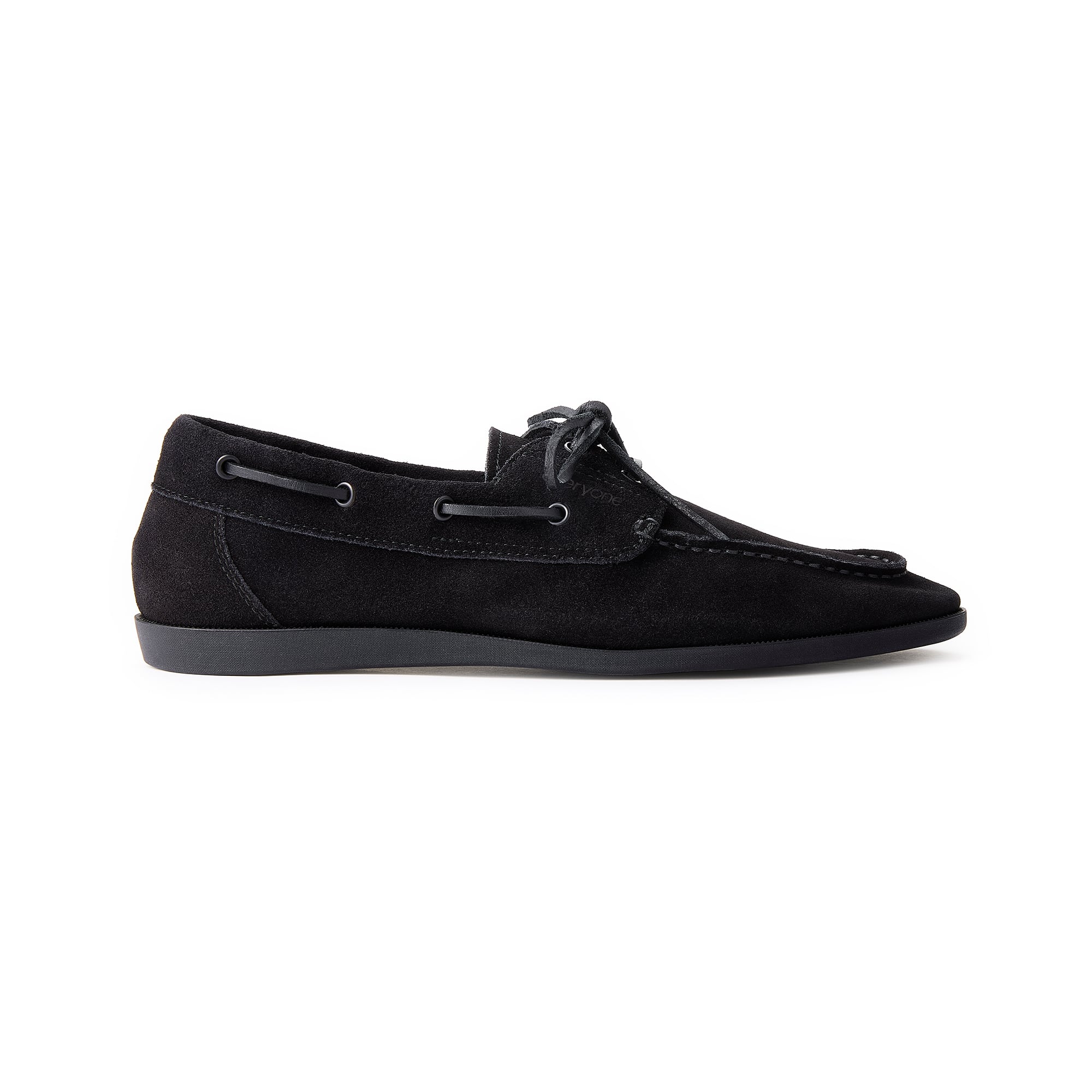 SUICOKE everyone suede deck shoes (BLACK) | everyone