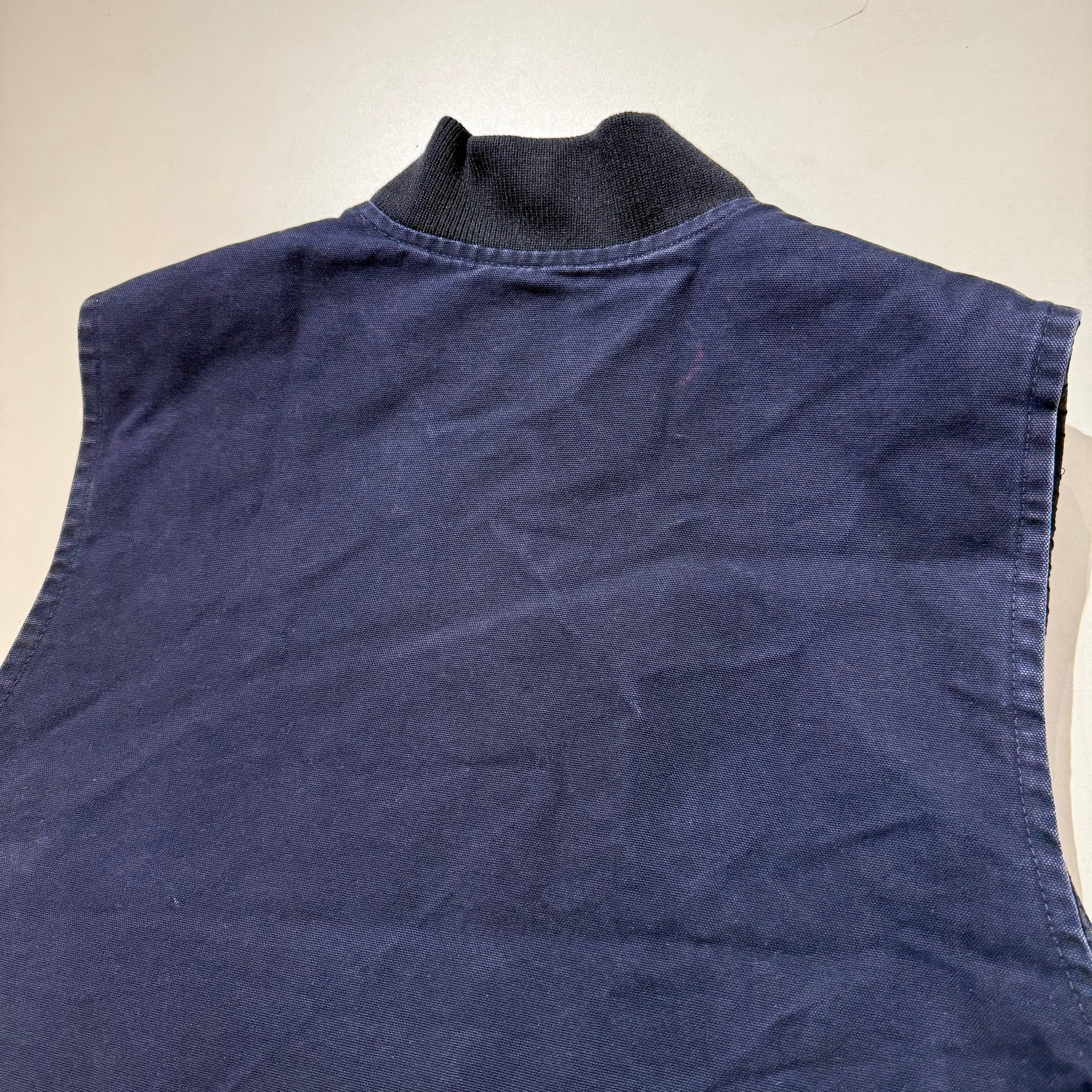 00s CARHARTT DUCK VEST NAVY | BerBerJin Yuhodo