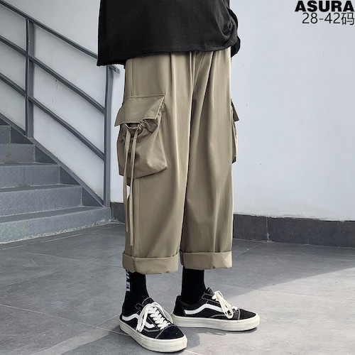 パンツ ロングルーズスプリングオータム ストリート 大きめサイズ 春物 秋物 ASURAプラスサイズメンズ99408536789