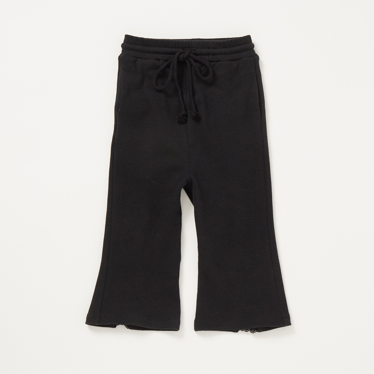 【kids】rib pants /black