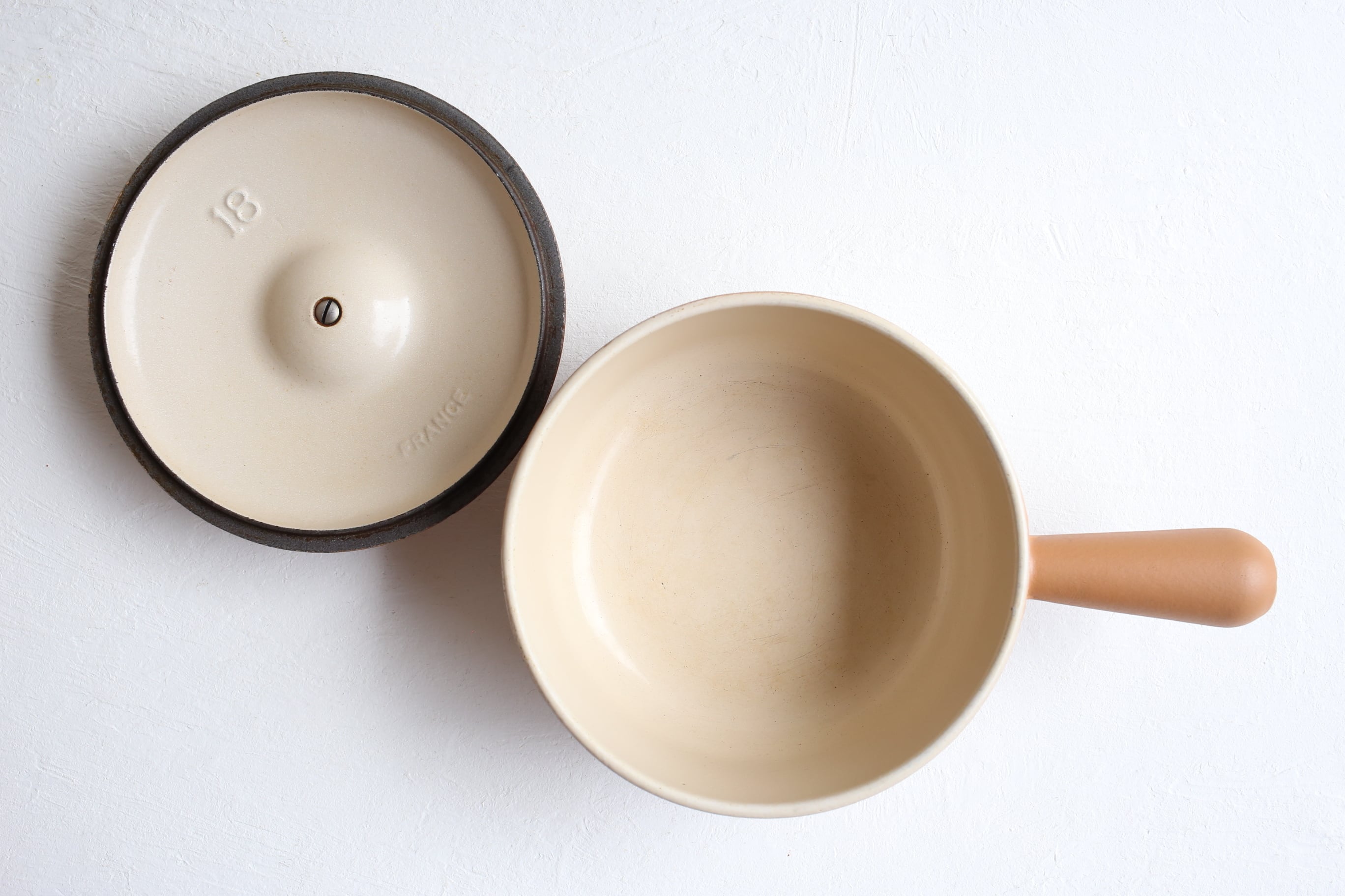 フランス ヴィンテージ ル・クルーゼ Le Creuset ソースパン サイズ