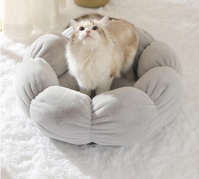 秋冬新作ペットベッド ふわふわマット クッション 犬 猫 洗える 滑り止め 通気性 暖かい