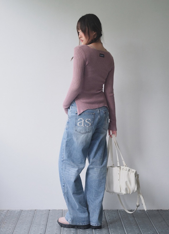 [as”on] DUSK DENIM PANTS / LIGHT-BLUE 正規品 韓国ブランド 韓国通販 韓国代行 韓国ファッション as on ason エズオン アズオン