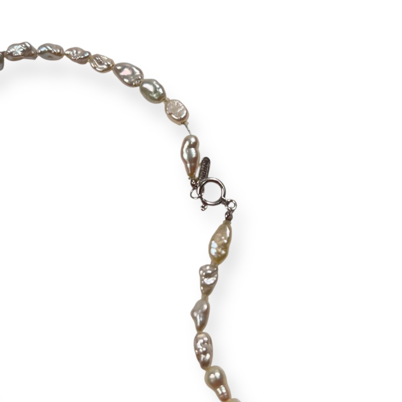 Mademoiselle NON NON マドモアゼルノンノン 淡水真珠 淡水パール K18 750 パール ネックレス/袋付き