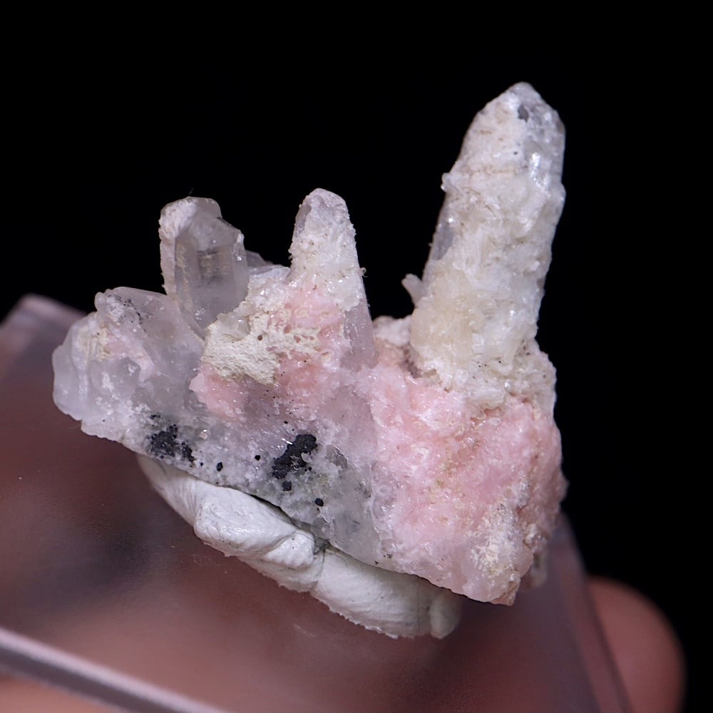 ロードクロサイト クォーツ水晶 インカローズ 菱マンガン鉱 9.9g