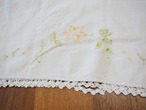 縁編みとイエロー花刺繍のマット(破れあり) 画像14