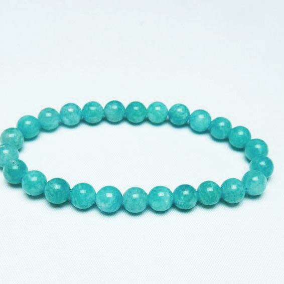 アマゾナイト ブレスレット 7mm 一点物 メール便可 [M便 1/10] 111-47736