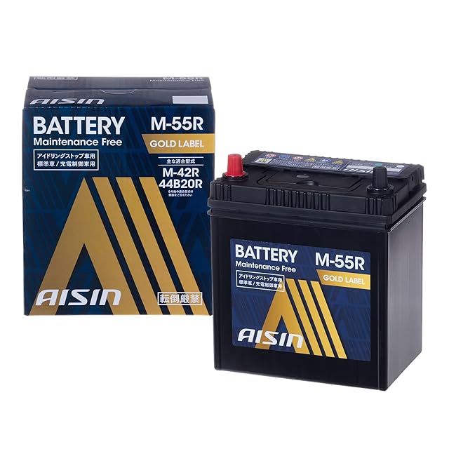 AISIN N-65 バッテリー ゴールドラベル アイシン(AISIN) 車用 バッテリー N-65 (N-55 55B24L ほか