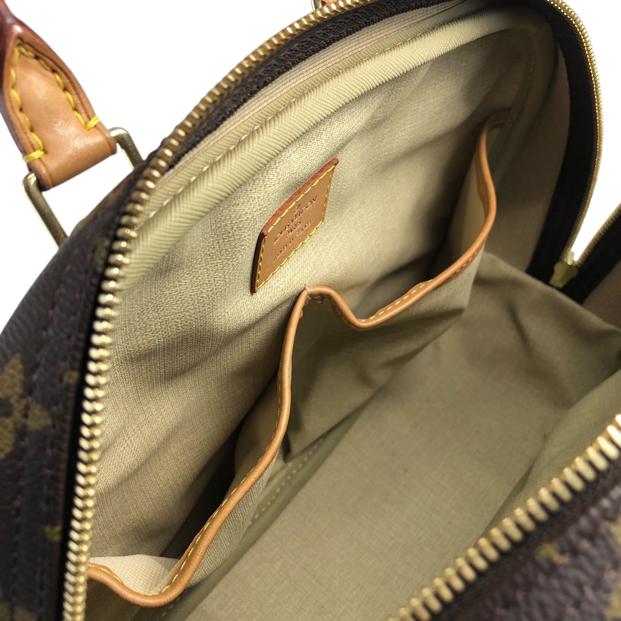 LOUIS VUITTON ルイヴィトン ハンドバッグ ブラウン PVC/レザー