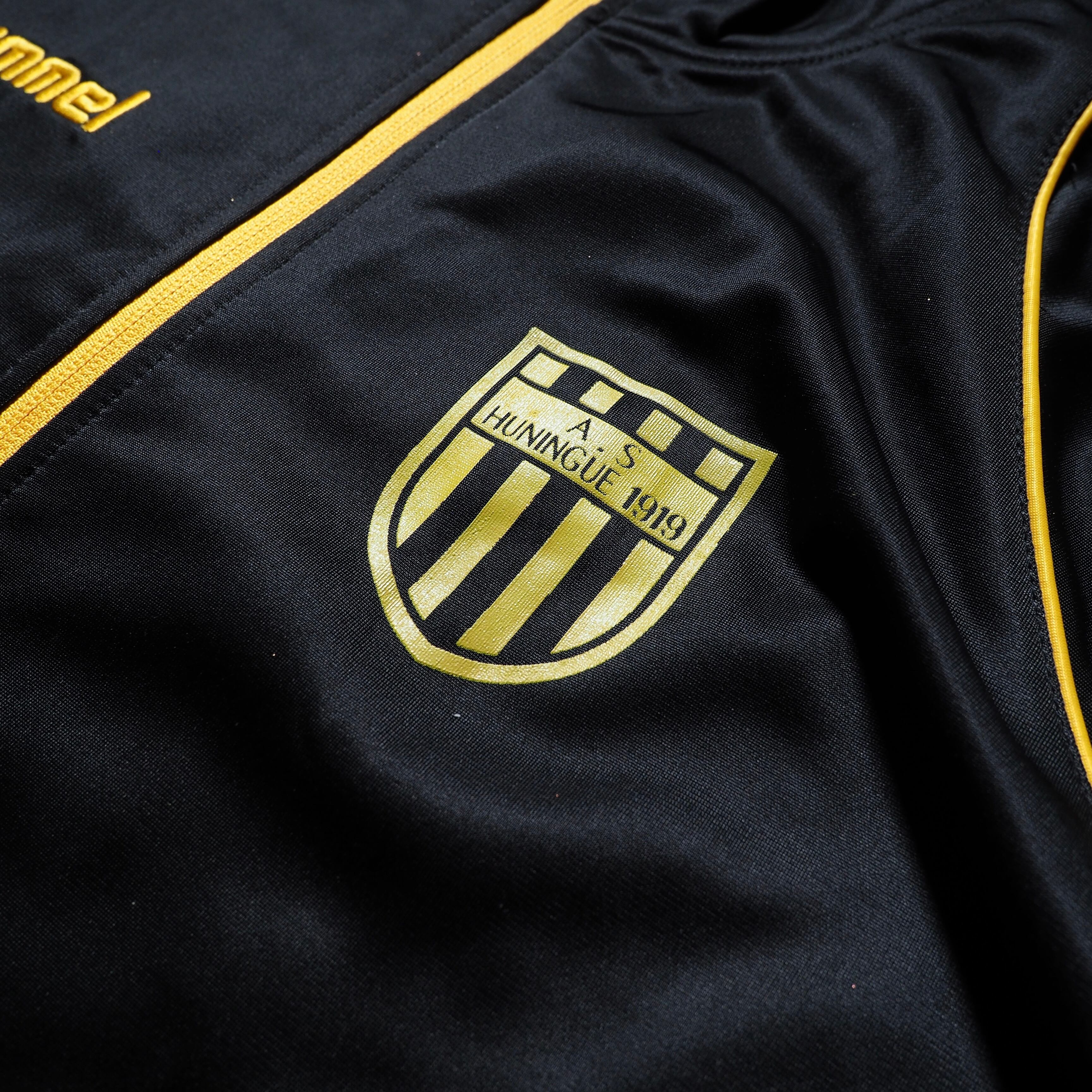 ” hummel ” Corporate logo printed Black track jacket