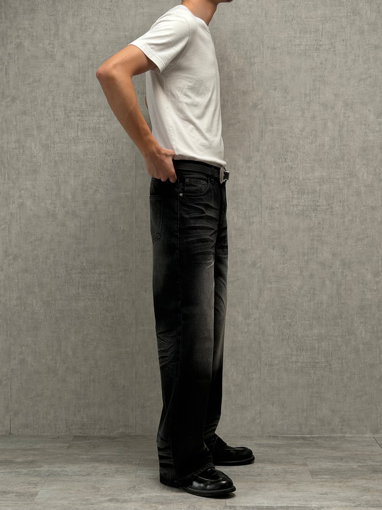 Shadow Fade Loose Fit Denim