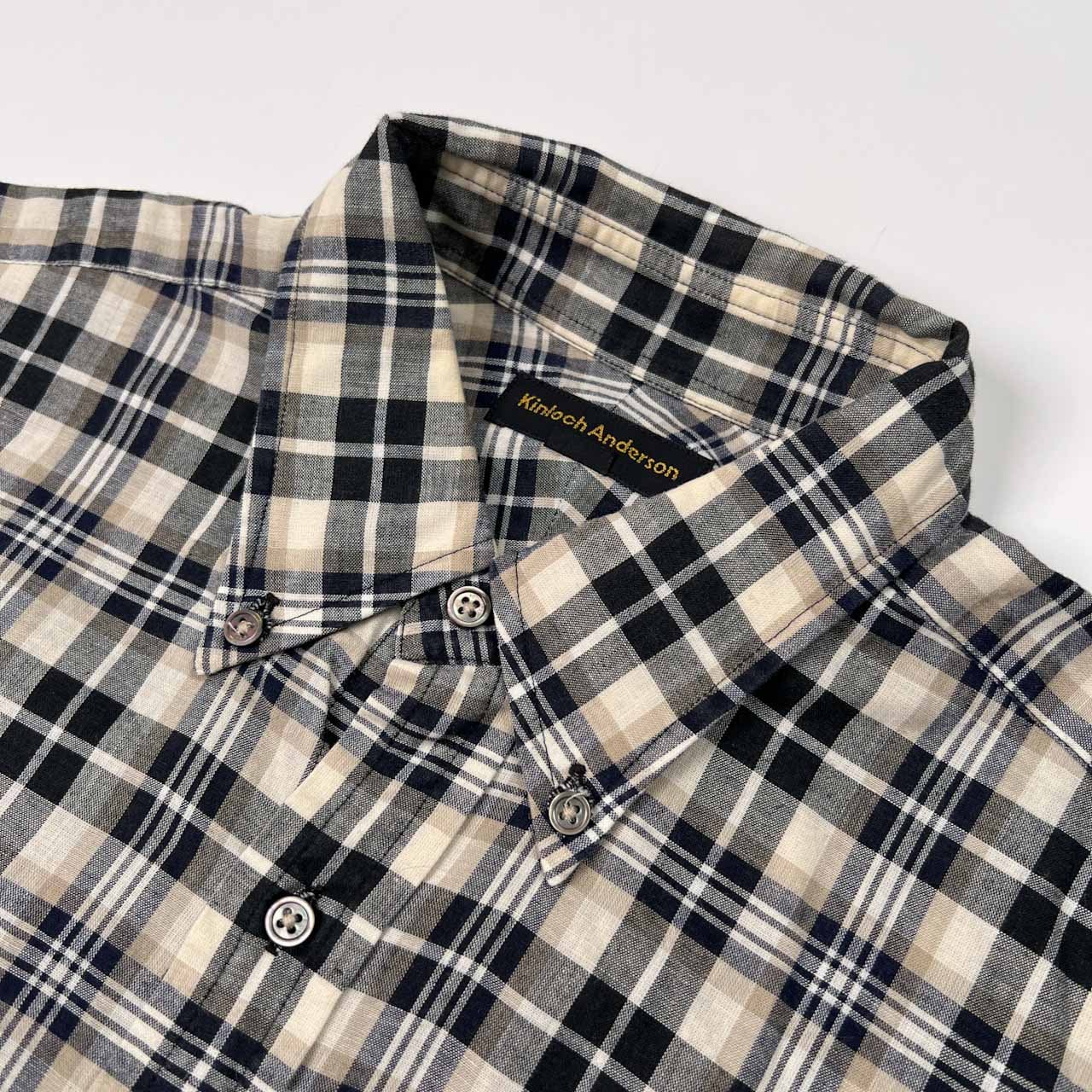 Kinloch Anderson キンロックアンダーソン リネン&コットン チェック柄