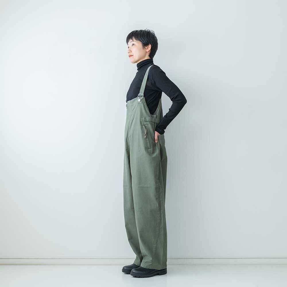 JOHNBULL バックサテンワークサロペット