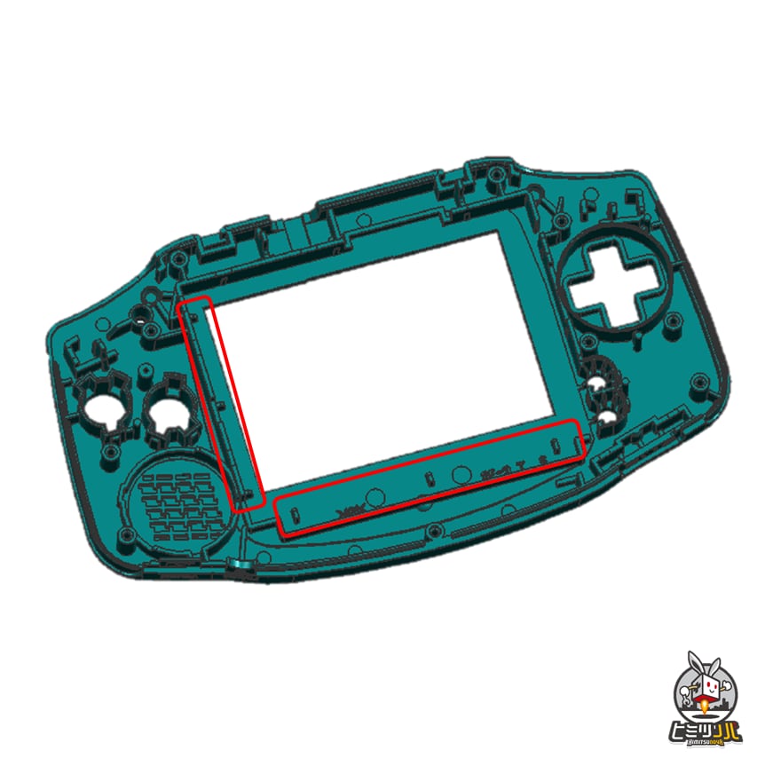 GBA Funny Playingシェル【ボタン、ラバーパッド、スクリーン別売り