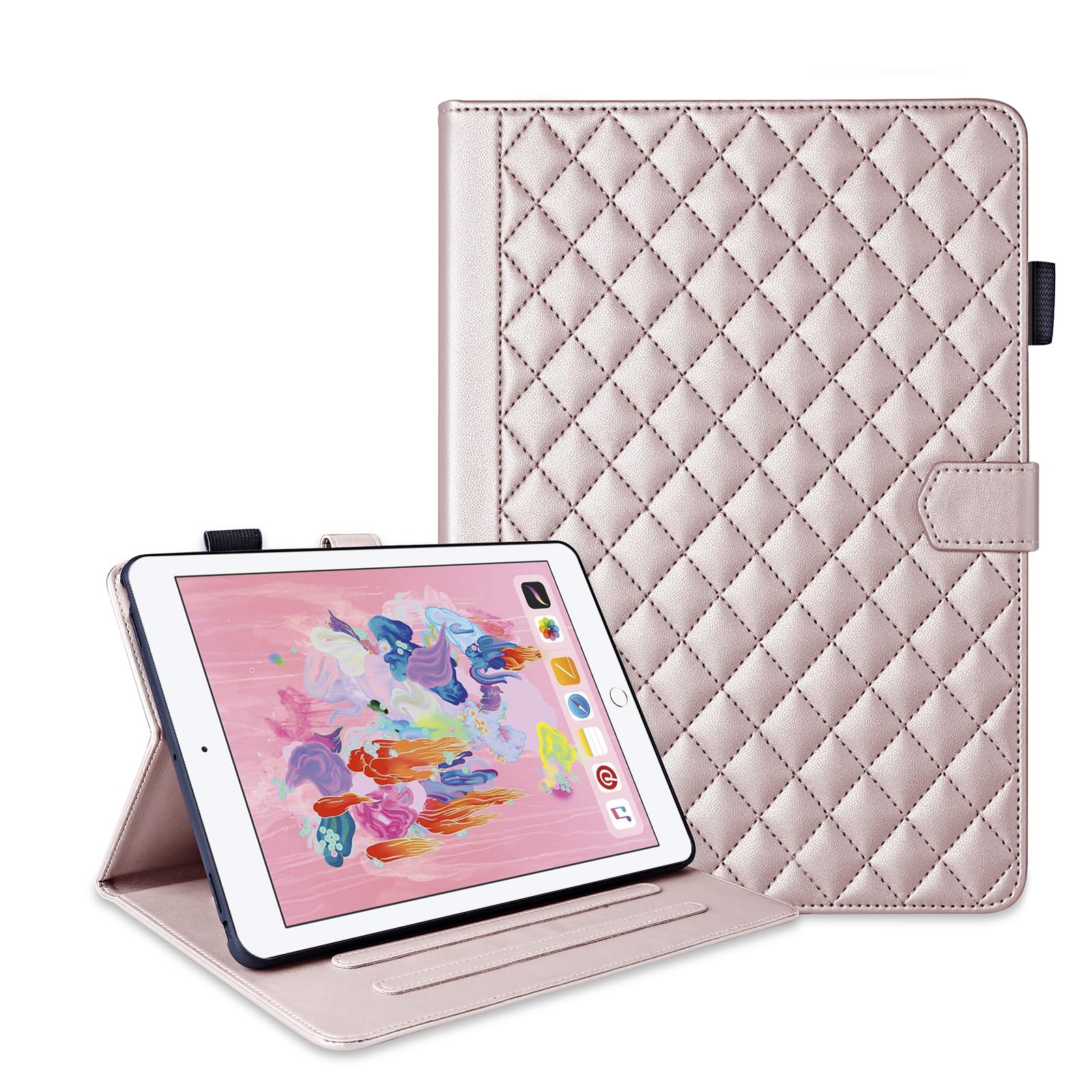 Reddylin 対応 iPad 9世代 ケース iPad 7世代 ケース iPad 第8世代 ケース ファッションと実用を両立 iPad Air 第3世代 ケース iPad 10.2 ケース 全方位保護 iPad Pro 10.5 ケース 設計簡潔 iPad Air3 ケース 耐震耐久性 スタンド機能 iPad 第7世代 ケース 感触が心地良い iPad 第9世代ケース -ピンク