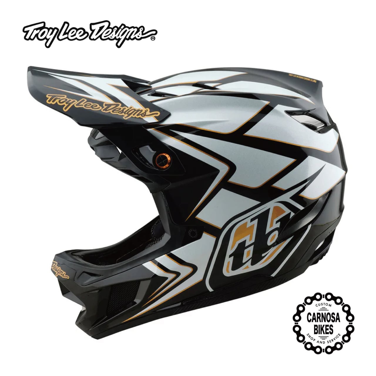 Troy Lee Designs D3 ファイバーライト モノ ヘルメット Troy Lee Designs】D3 FIBERLITE MONO HELMET [D3 ファイバーライト