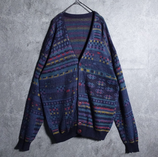 EURO Geometric Design Cardigan