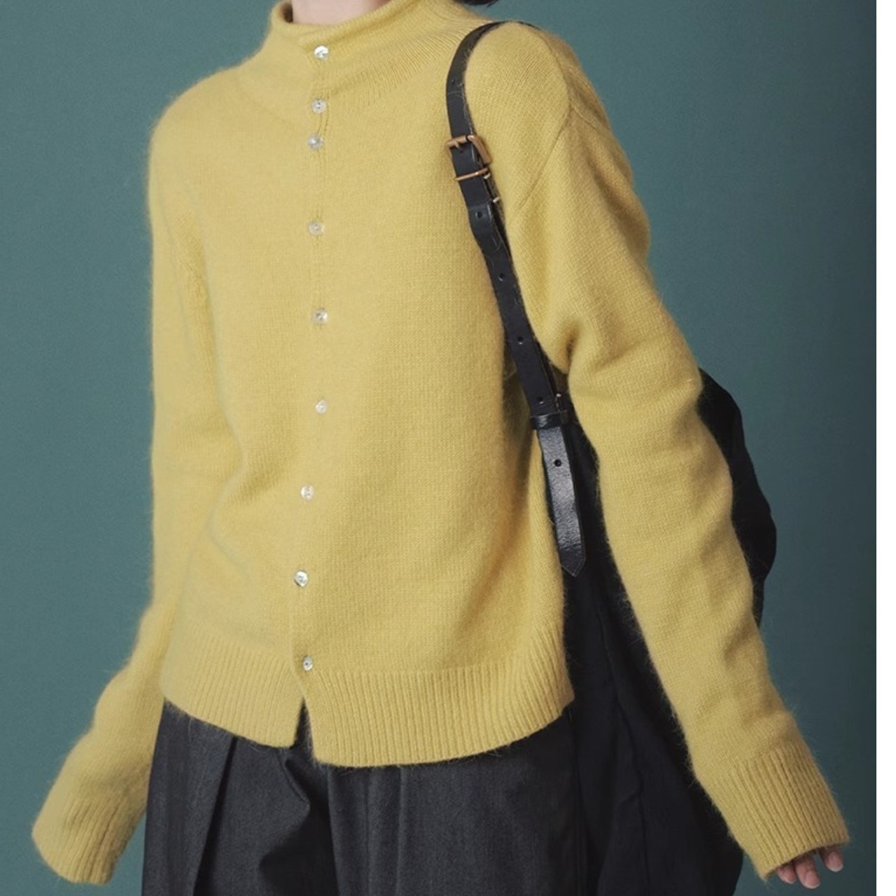 オープンカラーニット   F0028 - 9