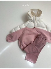 〖取寄〗韓国子供服 / 26winter / minirobe / ラグランラウンドトレーナー / キッズ *S~XL*