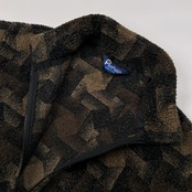 90s USA製 Penfield ペンフィールド 総柄 ジップアップ フリース ジャケット サイズ M /メンズ/アメリカ製/ビンテージ