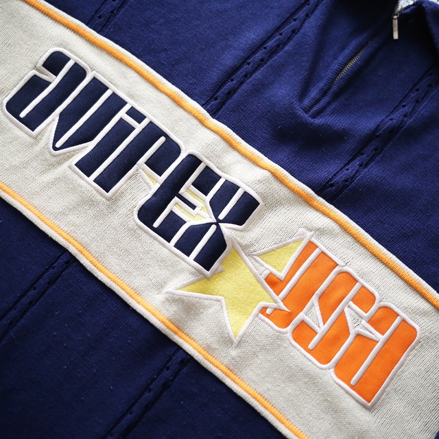 XXL loose silhouette half-zip summer knit h/s pullover