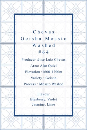 Chevas Geisha Mossto Washed ＃64