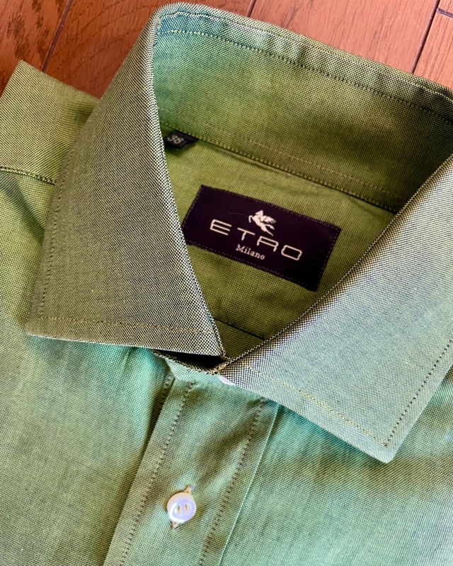 1990年代 イタリー製 エトロ ドレスシャツ 15 ユーズド