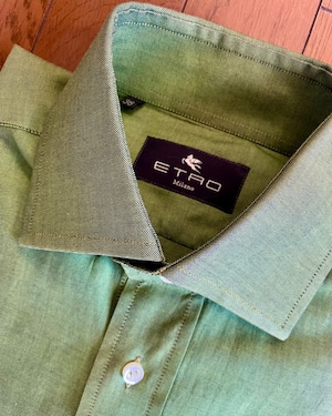 1990年代 イタリー製 エトロ ドレスシャツ 15 ユーズド