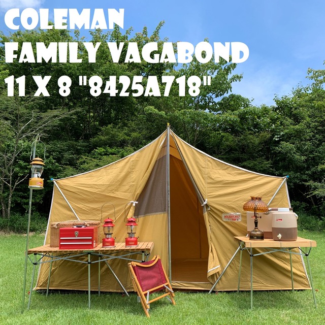 コールマン ファミリーバガボンド FAMILY VAGABOND 11x8 "8425-A-718" COLEMAN ビンテージ 使用回数少ない美品