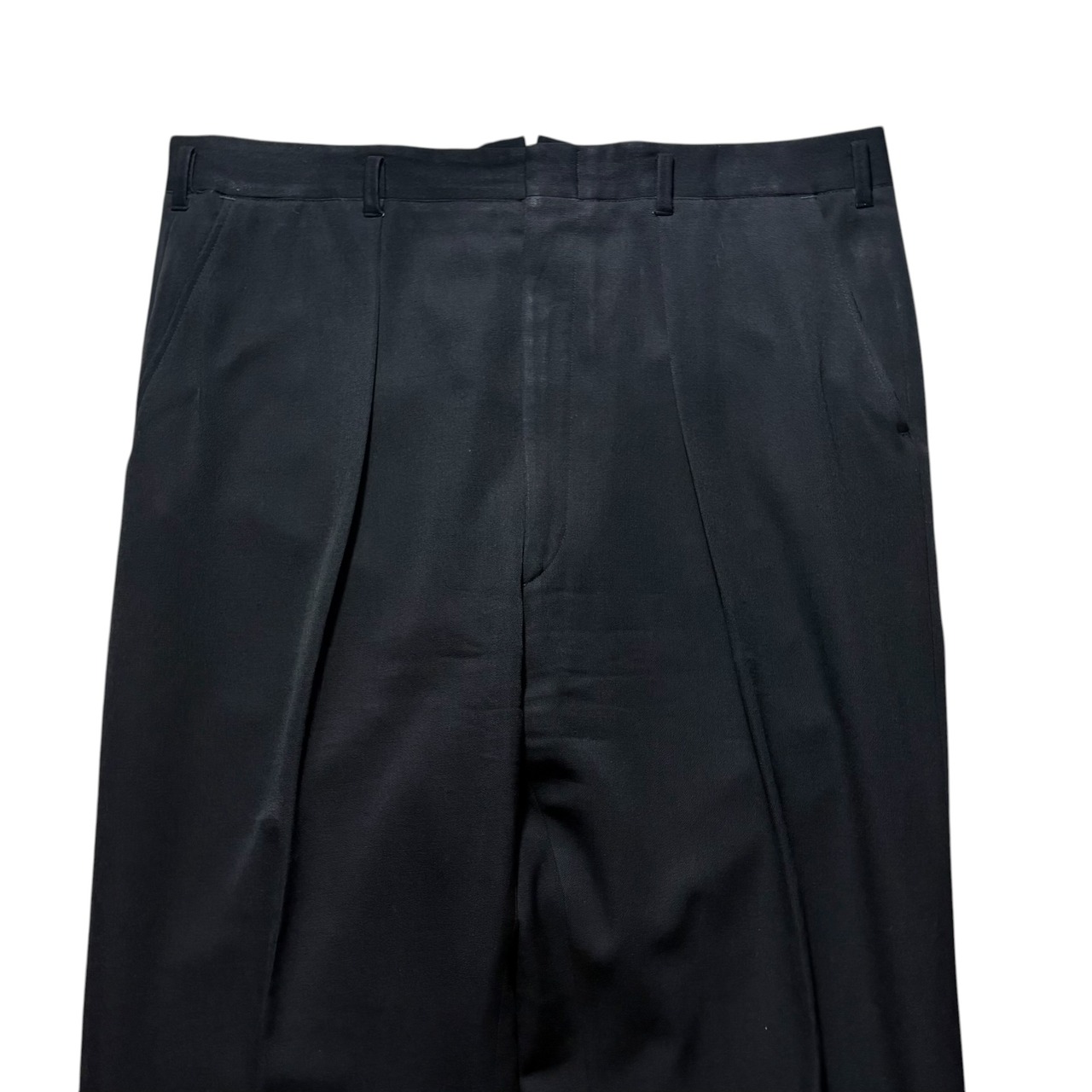 vintage 1960’s~70’s black wool slacks