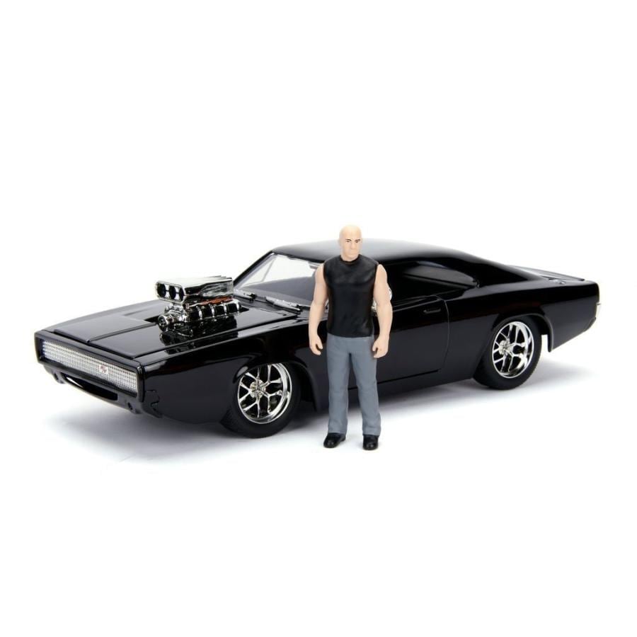 映画 ワイルド スピード 1969 Dodge Charger ドム フィギュア セット 1
