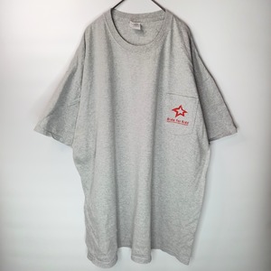 ギルダン　クルーネック　オーバーサイズ　ポケットTシャツ　企業ロゴ　2XL