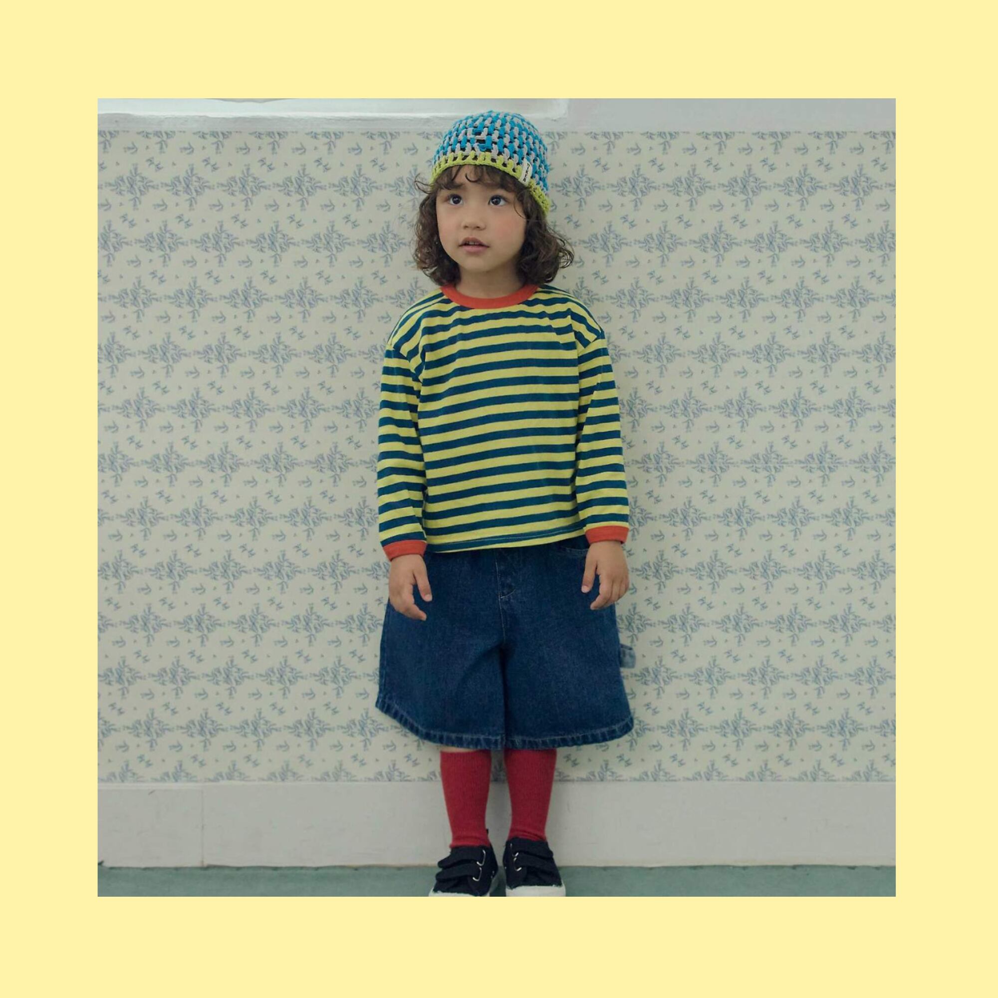 《取寄》フレックスストライプT:kids【TinyHiker】※送料無料