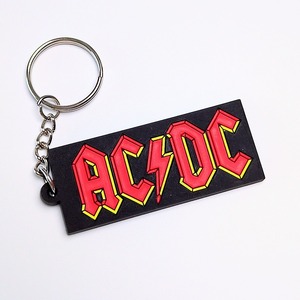 送料無料！ ★ラバーキーホルダー★〘5002〙 【AC/DC エーシーディーシー】 〚アメリカン雑貨 アメトイ〛