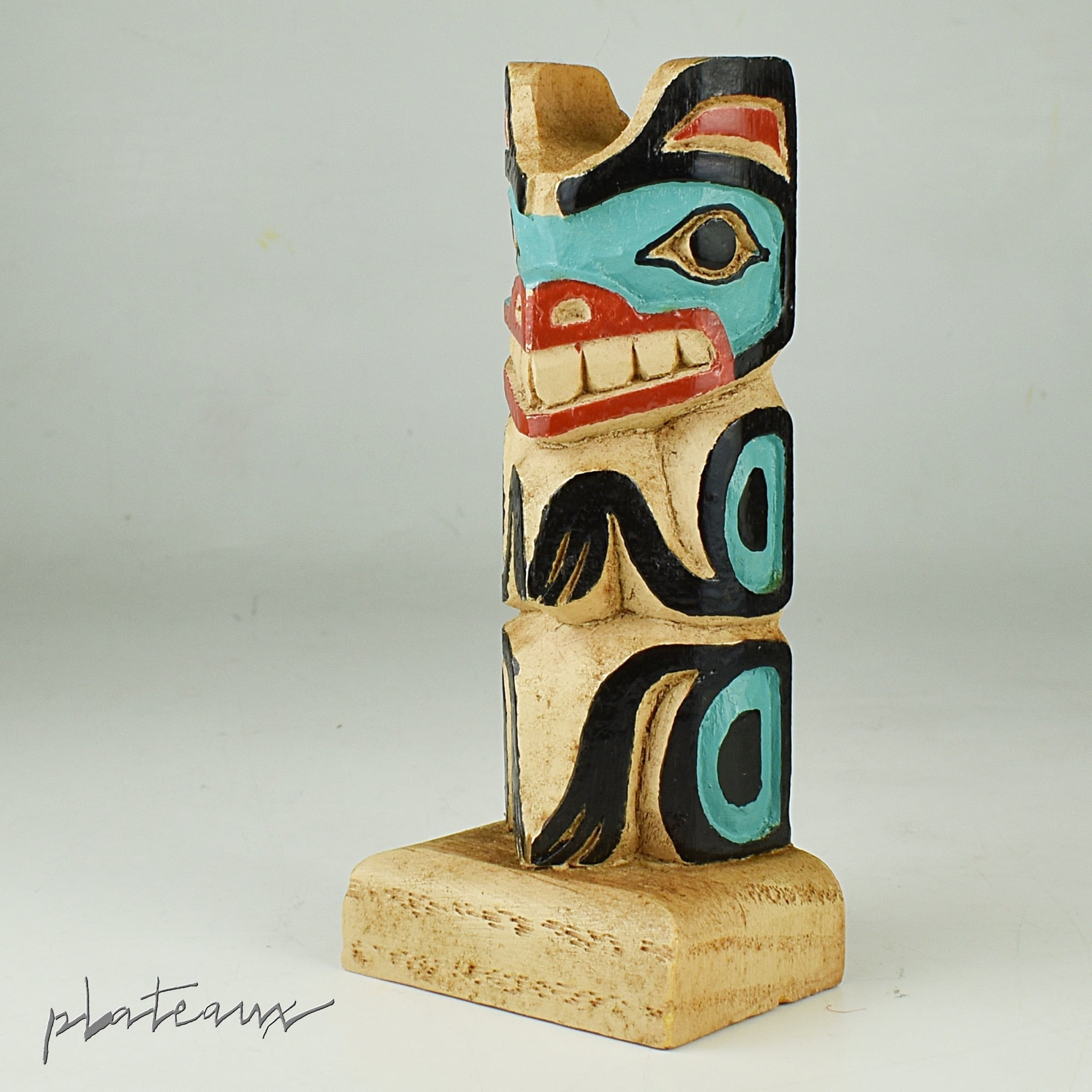 トーテムポール　木製　totem pole トーテムポール 木製 ノースランドトレーディング 1987 | ROBOTROBOT