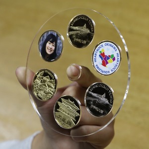 記念メダル収納CD／ご当地記念メダル６個収納CD