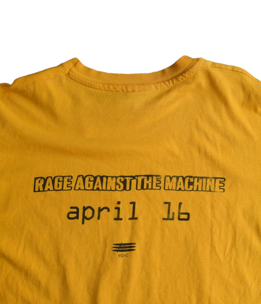 VINTAGE 90s ROCK BAND T-SHIRT -RAGE AGAINST THE MACHINE- | BEGGARS BANQUET