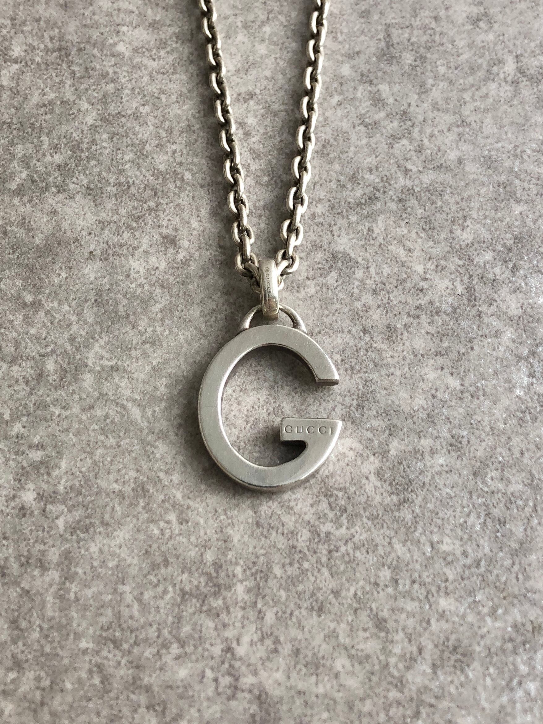 GUCCI グッチ ネックレス シルバー Gモチーフ 925 vintage